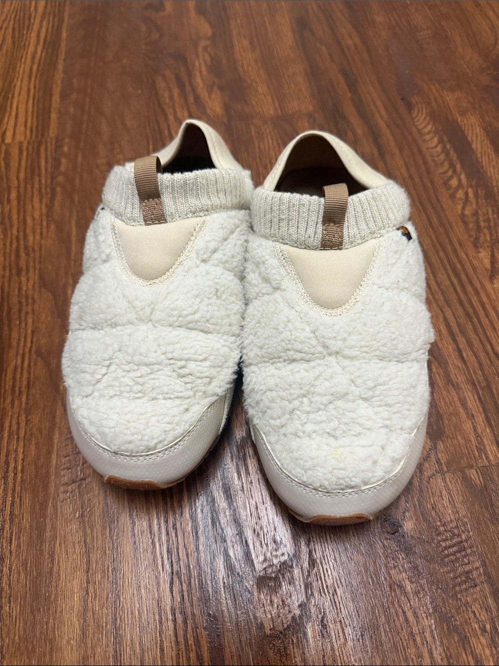 Teva Kids Cream Sherpa Slip-On Slippers